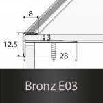Profil Team Schodová hrana šampaň E02 1,2 m 3mm 28x12mm – Zbozi.Blesk.cz