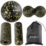 HMS Masážní sada FSBM04 černo-žlutá – Zboží Mobilmania