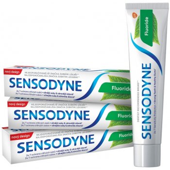 Sensodyne Fluoride Zubní pasta 75 ml 3ks
