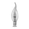 Žárovka Intereurope Light Halogenová úsporná žárovka candle flame E14 28W 40W 220V LAR-FC1428T