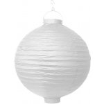 Lampión papírový s LED světlem bílý Ø 30 cm – Hledejceny.cz