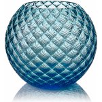Skloglass Váza DAHLIA 150mm Azurová Barvy: Azurová – Hledejceny.cz