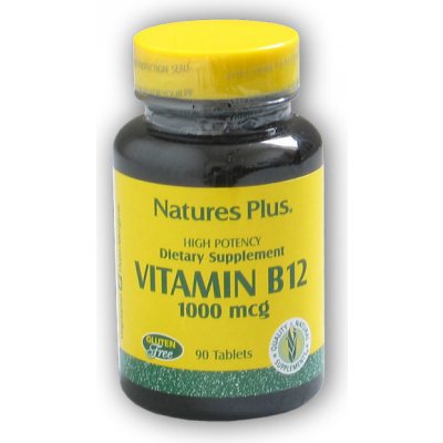 Nature's Plus Source of Life Vitamin B12 1000mcg 90 tablet – Zboží Mobilmania