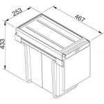 Franke sorter Cube 30 1x20 l 1x10 l – Hledejceny.cz