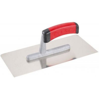 Hladítko nerez Festa gumová rukojeť – 280×130 mm 2oblé rohy – Sleviste.cz