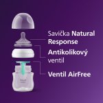 Philips Avent Natural Response transparentní s ventilem AirFree 260 ml – Hledejceny.cz