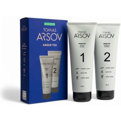 Tomas Arsov Green Tea šampon 250 ml + kondicionér 250 ml dárková sada – Sleviste.cz