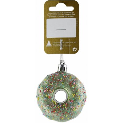 GEROMA Vánoční ozdoba donut plastový mátový pr. 6 x 3 cm – Hledejceny.cz