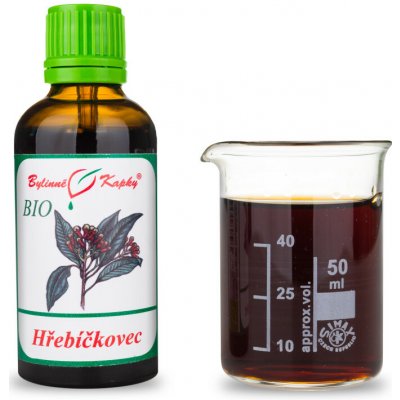Bylinné kapky Bio Hřebíčkovec hřebíček kapky tinktura 50 ml – Hledejceny.cz