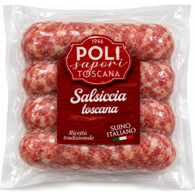 Poli sapori Salsiccia čerstvá toskánská klobása 320 g – Zboží Dáma