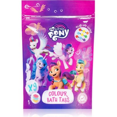 My Little Pony Colour Bath Tabs barevné šumivé tablety do koupele 9 x 16 g – Zboží Dáma My Little Pony Colour Bath Tabs barevné šumivé tablety do koupele 9 x 16 g – Zboží Dáma