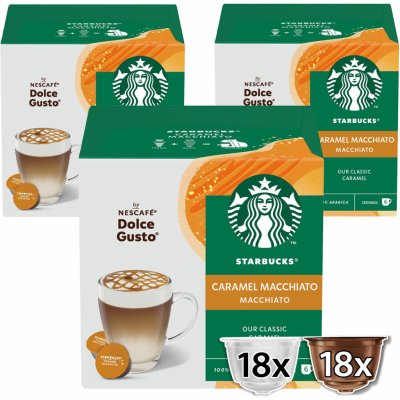 Starbucks Kávové kapsle caramel macchiatto 3 x 12 ks – Zboží Mobilmania