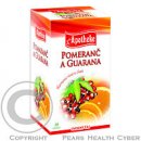 Čaj Apotheke Pomeranč a guarana čaj 20 x 2 g