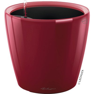 Lechuza Plastový samozavlažovací květináč Classico Color LS 28 x 26 cm červený – Hledejceny.cz