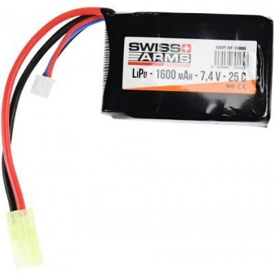 Swiss Arms Li-Pol 7.4V 1600mAh 25C – Zboží Dáma