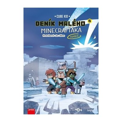 Deník malého Minecrafťáka: komiks 5. Nezapomenutelná hostina - Cube Kid, Pirate Sourcil