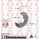 ZIMMERMANN Brzdový buben 400.5071.20 – Zboží Mobilmania