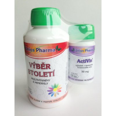 Unios Pharma Výběr století multivit.+ miner. 180 tablet – Hledejceny.cz