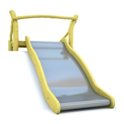 Playground System svahová z nerezu š x d 2,8 m s akátovou podestou 1 m