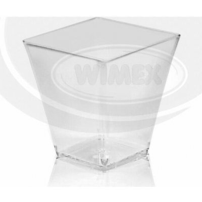 WIMEX Fingerfood kelímek hranatý čirý 7,2 x 7,2 x 7,2 cm 230 ml 66331 – Hledejceny.cz