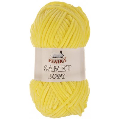 VLNIKA Příze Samet Soft Varianta: 243 žlutá – Sleviste.cz