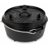 Outdoorový kotlík Petromax Litinový kotlík 3,5 l s poklicí Dutch Oven ft4.5 s nožkami 730614 Holandská trouba