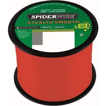Spiderwire šňůra Stealth Smooth8 červená 1m 0,19mm