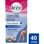 Veet Easy-Gel Obličej depilační voskové pásky pro citlivou pokožku 40 ks – Zboží Dáma