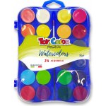 Toy Color Pasuto vodové barvy 24 ks 30 mm – Hledejceny.cz