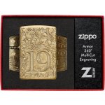 Zippo ARMOR TUMBLED BRASS – Zboží Dáma