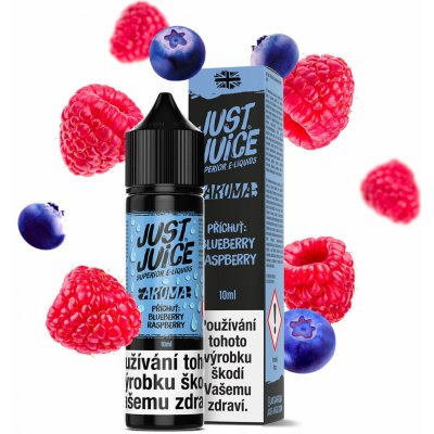 Just Juice Blue Raspberry Shake & Vape 10 ml – Sleviste.cz