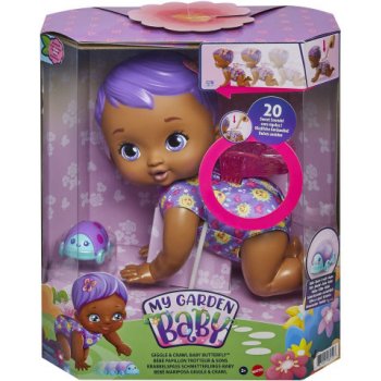 Mattel My Garden Baby plazící se panenka motýlek fialová od 789 Kč -  Heureka.cz
