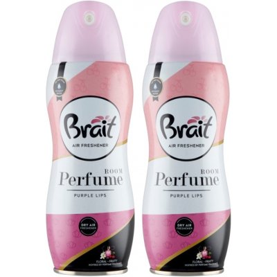 Brait Perfume Purple Lips suchý osvěžovač vzduchu sprej 300 ml – Zboží Mobilmania