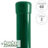 Plotové vzpěry PILECKÝ Sloupek Ideal Zn+PVC 60x2,0 mm, různé délky, zelený Délka v mm:: 5200 mm