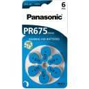 Panasonic baterie do naslouchadel 6ks PR675(44H)/6LB