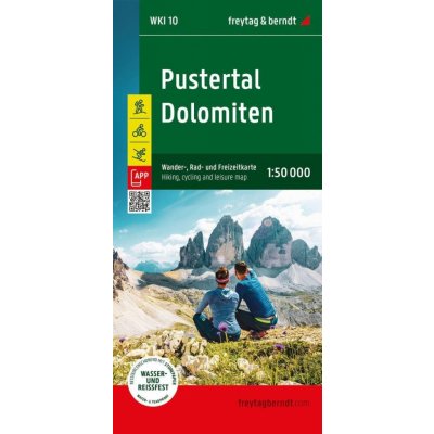 Pustertal - Dolomity 1:50 000 / turistická, cyklistická a rekreační mapa – Sleviste.cz
