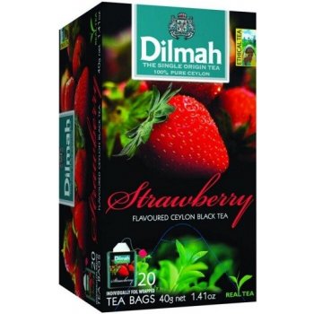 Dilmah Černý čaj Jahoda 20 x 1,5 g