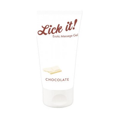 Erotický masážní gel Lick-it bílá čokoláda 50 ml – Zbozi.Blesk.cz