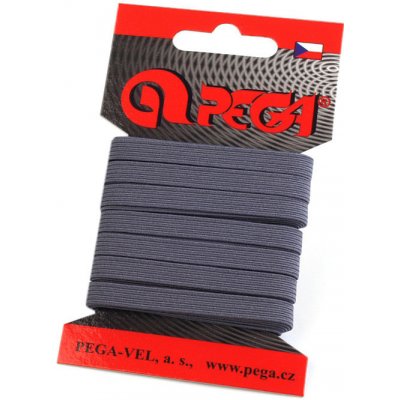 Prádlová pruženka na kartě šíře 7 mm barevná Varianta: 10 (4006) šedá, Balení: 1 karta – Zboží Dáma