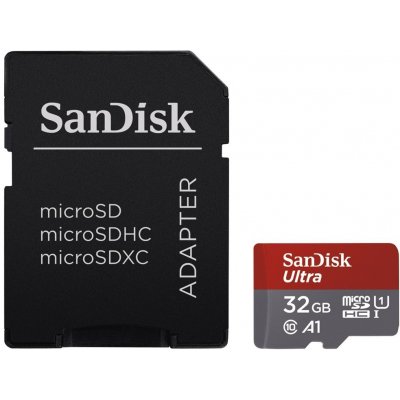 SanDisk microSDHC 32 GB UHS-I U1 SDSQUAR-032G-GN6MA – Zboží Mobilmania