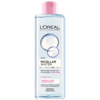 L'Oréal Micellar Water micelární voda pro normální až suchou, citlivou pleť 400 ml