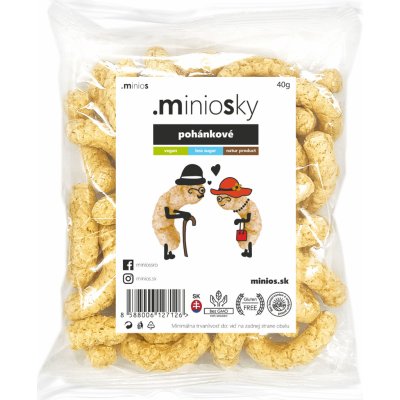 Minios Pohankové křupky 40 g – Zbozi.Blesk.cz