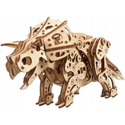 Ugears 3D mechanické puzzle Triceratops 400 ks – Zbozi.Blesk.cz