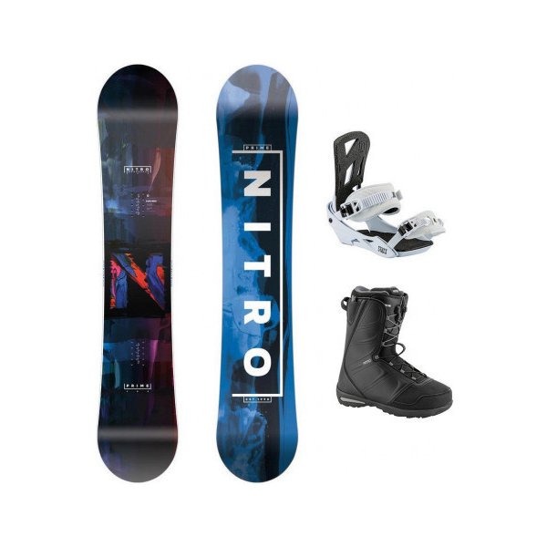 Snowboard set Nitro Prime + vázání + boty 19/20