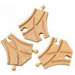 Babu vláčky Kolej rozdvojka 9,5cm, 2ks – Hledejceny.cz