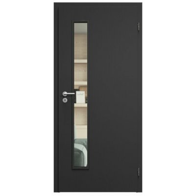 Sapeli Elegant Komfort M60 otočné černá grafit 90 x 210 cm Čiré sklo – Hledejceny.cz