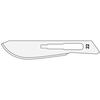 Surgeon Čepelka skalpelová Carbon Steel 100 ks č. 22 – Hledejceny.cz