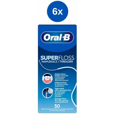 Oral-B Super dent.nit-Vlákna 6 x 50 ks – Hledejceny.cz
