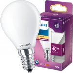 Philips 8718699763435 LED žárovka 1x4,3W E14 470lm 2700K teplá bílá, matná bílá, EyeComfort – Hledejceny.cz