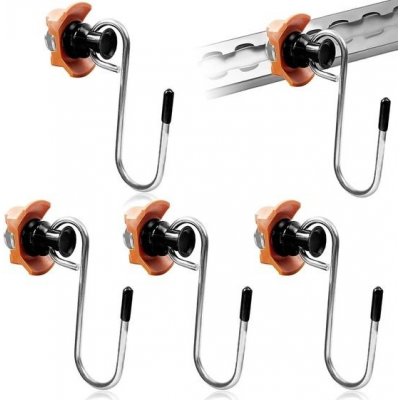 Háky pro letecké lišty, 8 kusů, jednostranné – Hledejceny.cz